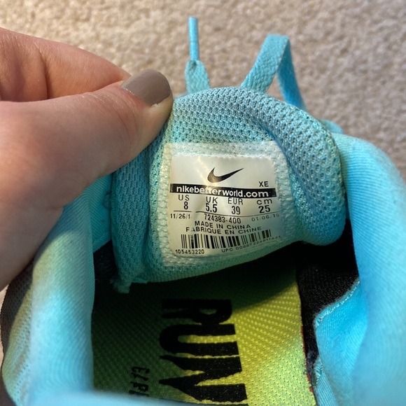 Teal Nike Women’s Free Runs 5.0 - Picture 13 of 16